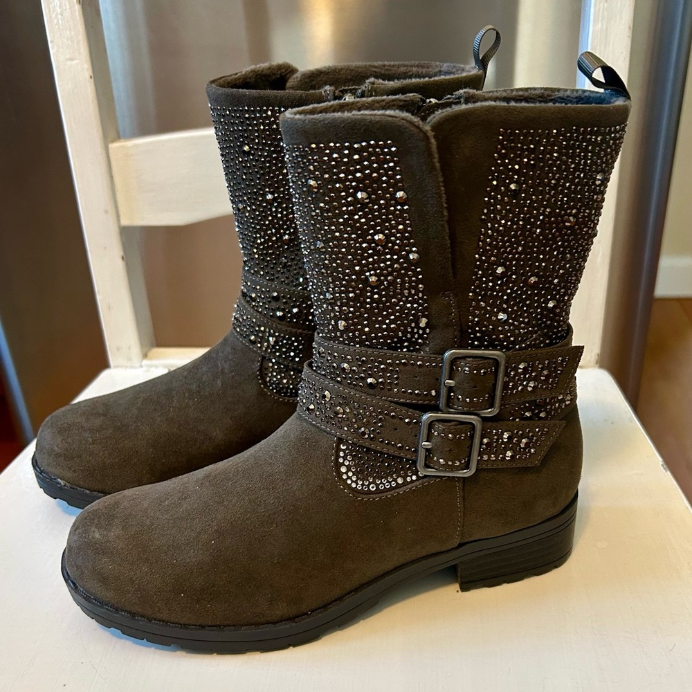 Olive green Stuart Weitzman Ankle Boots